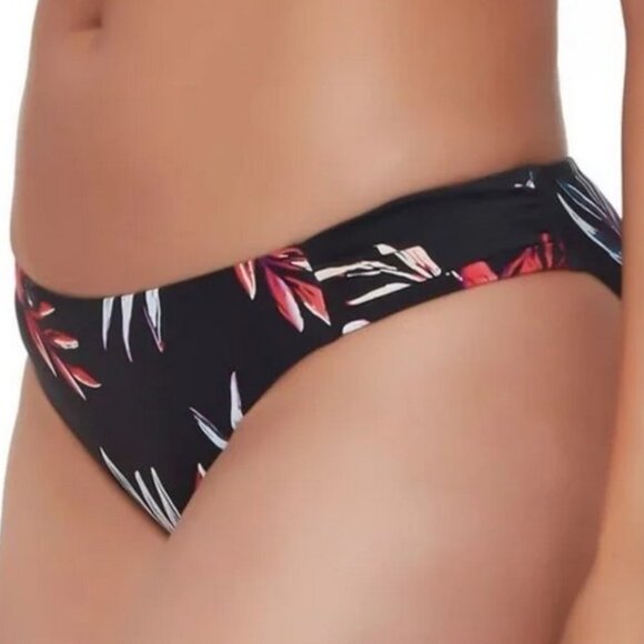 Bar III Tropical Escape Floral Hipster Bikini Bottoms - Picture 8 of 9